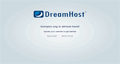 Desktop Screenshot of kompiro.org